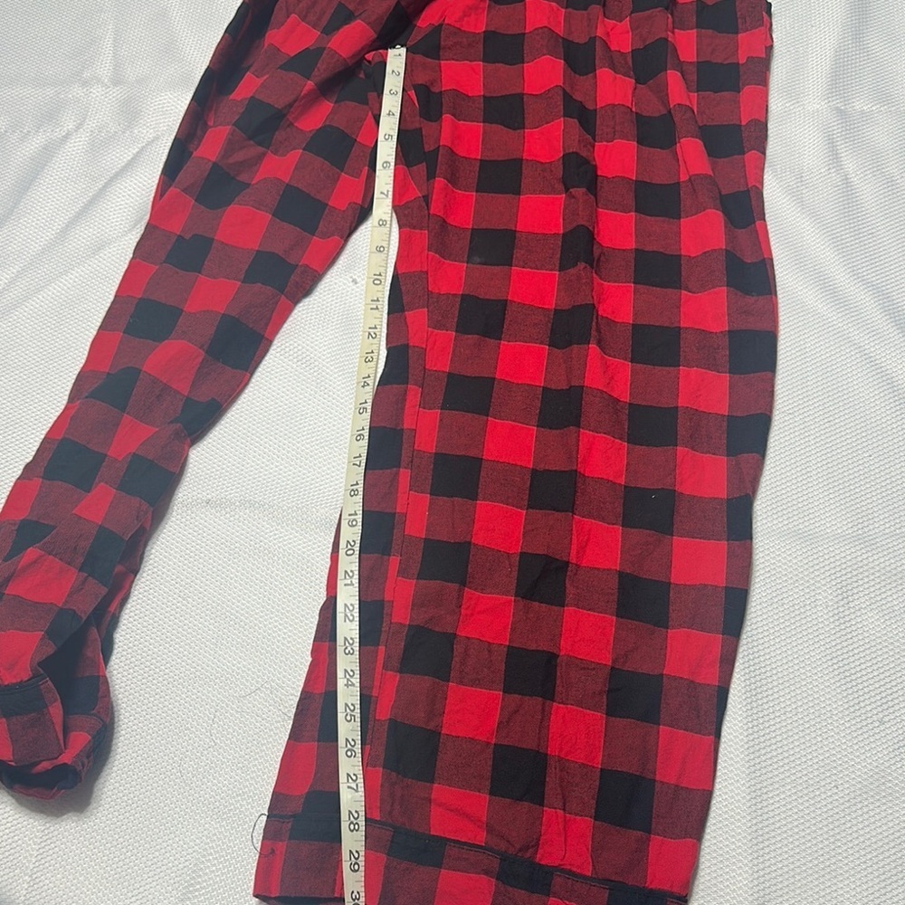 Wondershop Red and Black Plaid Pajama Pants - Picture 4 of 7